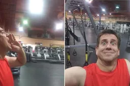 Man zit gevangen in een 24-Hour Fitness