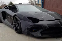 Vader en zoon bouwen Lamborghini Aventador uit een 3D printer