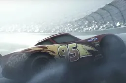 De vonken spatten er letterlijk vanaf bij de eerste teaser van Cars 3