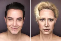 Many-faced artist verandert zich met make-up in Game of Thrones-actrices