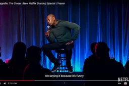 Comedy-baas Dave Chappelle maakt comeback op Netflix