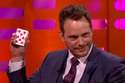 Acteur Chris Pratt redt mislukte goocheltruc op geniale wijze