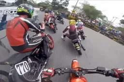 De Colombiaanse versie van de Isle of Man TT is nogal hectisch