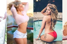 Rondborstige Courtney Tailor is jouw nieuwe favoriete blondine