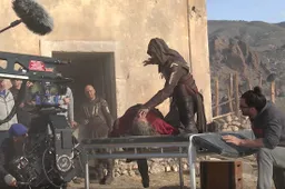 Freerunner Damien Walters laat zien wat hij kan bij opnames Assassin’s Creed