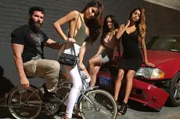 Poker- en Instagramkoning Dan Bilzerian is 1.2 miljoen dollar rijker na het winnen van fiets-weddenschap