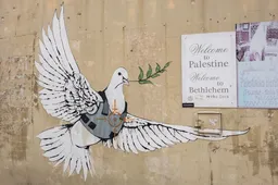 Banksy 1,5 miljoen lichter en uit de anonimiteit?