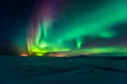 Het noorderlicht was te zien in Nederland en dat leverde fraaie plaatjes op