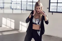 Doutzen showt de nieuwe sportkleding van Hunkemöller
