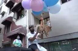 Krankzinnige YouTuber vliegt hond de lucht in en wordt opgepakt door politie