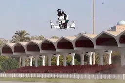 Motorbike Drone is de nieuwe high-tech misdaadgadget van de politie in Dubai