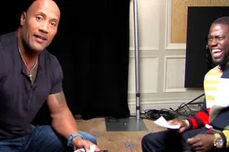 Dwayne Johnson en Kevin Hart imiteren elkaar en da's hilarisch to the bone
