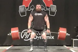 Eddie Hall schrijft geschiedenis en tilt als eerste mens ooit 500 kg