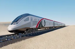 Dit is de trein die je in stijl door de Verenigde Arabische Emiraten vervoert