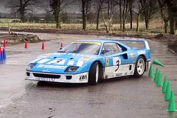 Tax the Rich is back in business en gaat los met Ferrari F40 GT