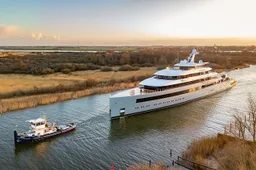 Feadship heeft met de Moonrise haar op een na grootste schip ooit afgeleverd