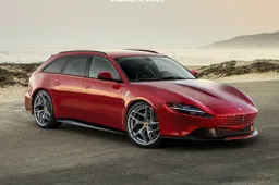 Zo zou de Shooting Brake versie van de Ferrari Roma eruit zien