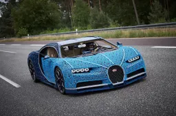 LEGO en Bugatti bouwen levensechte Chiron van meer dan een miljoen onderdelen