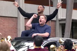 Will Smith schittert in eerste aflevering van Carpool Karaoke: The Series