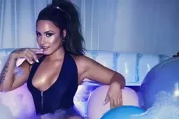 Demi Lovato promoot single met bloedhete foto's