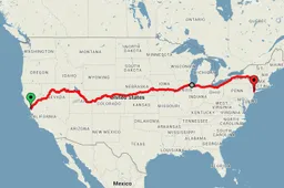 Knaap reist voor een schijntje met de trein door heel Amerika
