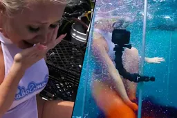 Pornoster Molly Cavalli aangevallen door een haai tijdens shoot onder water