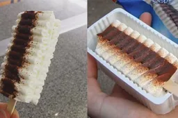 Viennetta op een stokje voor een ijsje on the go