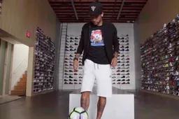 Neymar toont aan de grootste sneakerfreak van de voetbalwereld te zijn