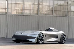 Elektrische Prototype 10 concept van Infiniti is de auto van de toekomst