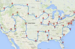 Wetenschapper gebruikt algoritme om de ultieme USA roadtrip te plannen