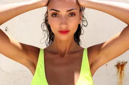 Australisch/Indisch/Fiji's model Shannon Lawson is een mengelmoes van heerlijkheden
