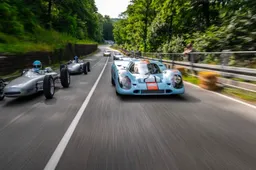 Iconische auto's uit Porsche Museum showen hun powers tijdens Solitude Revival