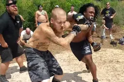 Brute straatgevechten in Streetbeefs MMA