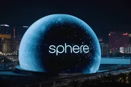 Las Vegas onthult The Sphere, een entertainmentwonder van dik twee miljard dollar