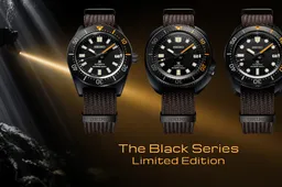 Seiko komt met vette nieuwe serie horloges: The Black Series