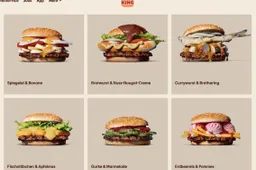 De Burger King in Duitsland brengt nieuwe burgers uit met haring, ijs en room