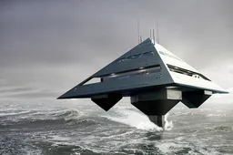 Dit futuristische jacht lijkt regelrecht afkomstig uit een Star Wars film