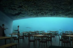Under is een restaurant in Noorwegen waar je onder water kunt dineren