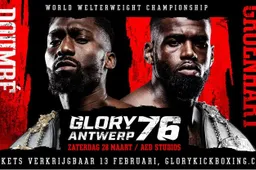 Cédric Doumbé en Murthel Groenhart gaan strijden om GLORY-wereldtitel weltergewicht