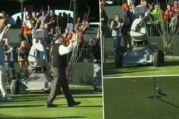 Golfrobot Eldrick slaat hole in one
