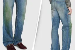 Gucci verkoopt een broek voor 800 dollar met vlekken die jij als kind opliep