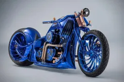 Deze Harley-Davidson is nog mooier dan een dagje Blue Lagoon