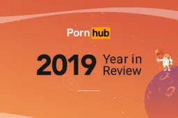 Bekijk alle statistieken van Pornhub in het 2019 jaarverslag