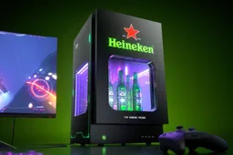 Heineken komt met de droom van elke man: een gaming pc met ingebouwde bierkoelkast