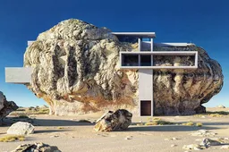 Dit gruwelijke huis in een rots is het droomhuis voor elke natuurliefhebber