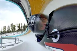 Bobsleeërs laten in GoPro-video zien hoe snel hun sport is