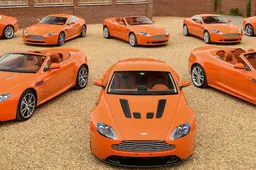 8 heerlijke oranje bolides van Aston Martin onder de hamer