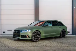 Topkok Jaimie van Heije laat zijn Audi RS6 matgroen wrappen