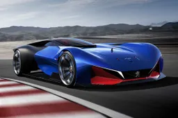 Peugeot toont concept van futuristische Indy 500 racewagen