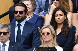 Irina Shayk heeft ruzie met Bradley Cooper op tribune van Wimbledon